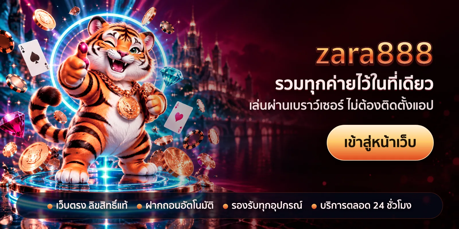 ภาพหัวเรื่องของ zara888 ชุดที่ 3 — รวมทุกค่ายไว้ในที่เดียว